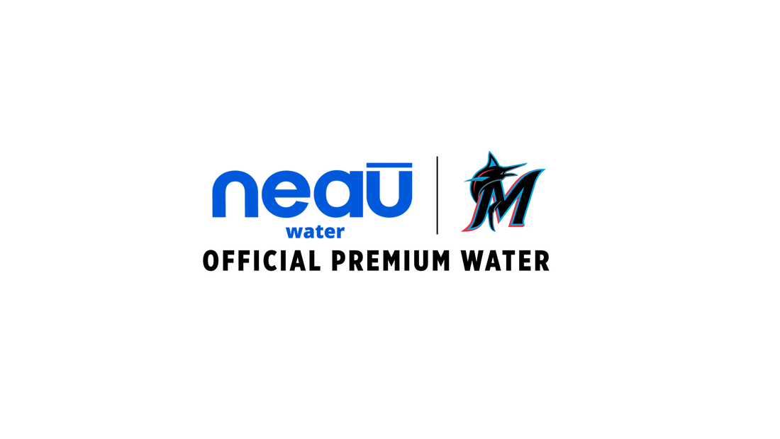 neaū water becomes official premium water of Miami Marlins
