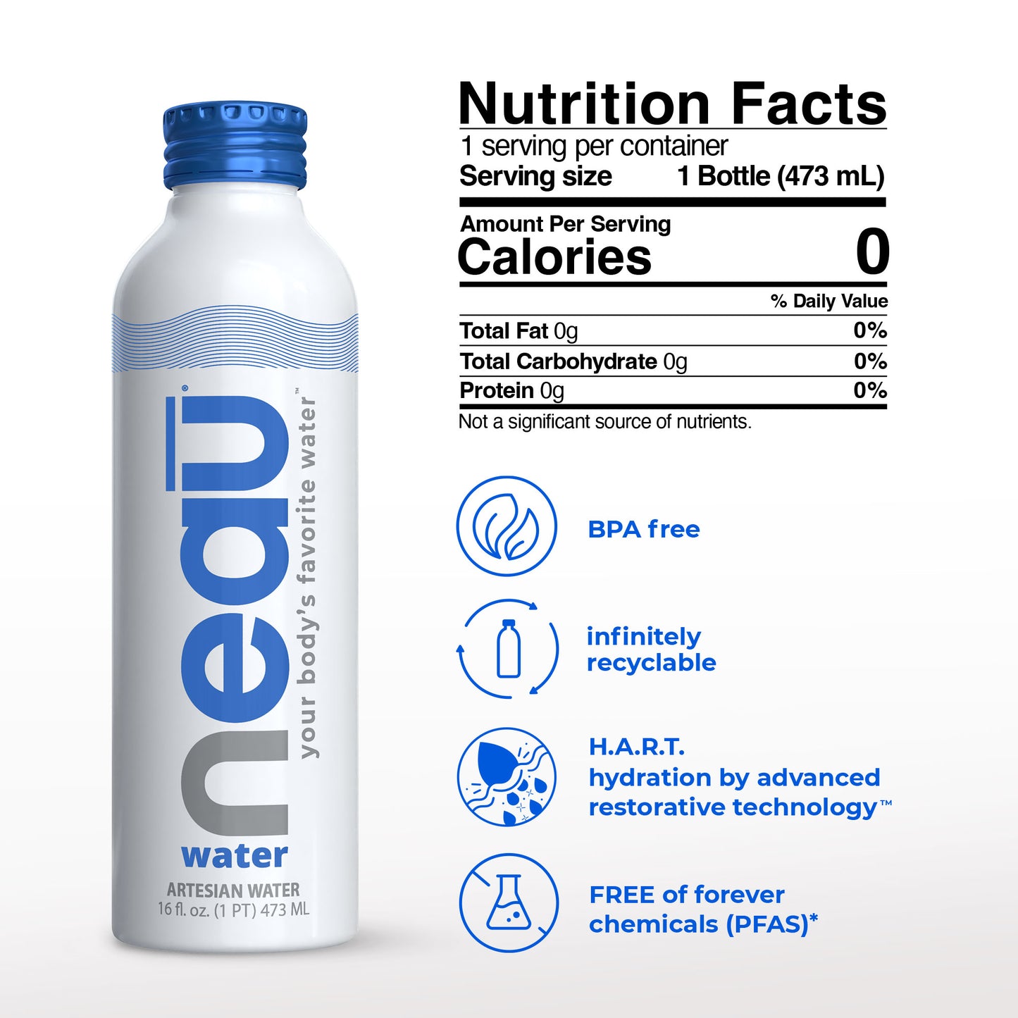 16 fl oz aluminum bottle