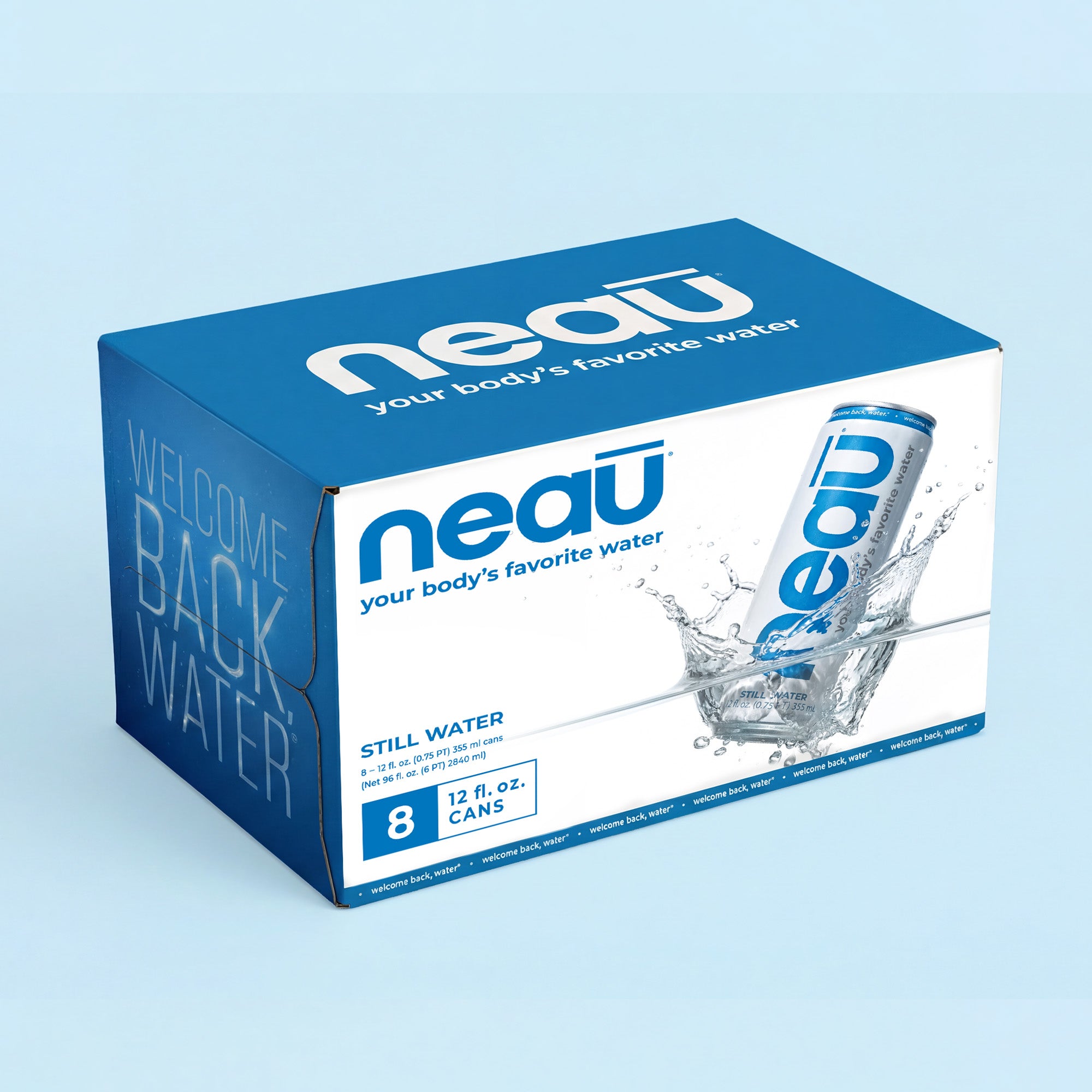 neaū Still Water – 12 oz Aluminum Cans (24 Pack)