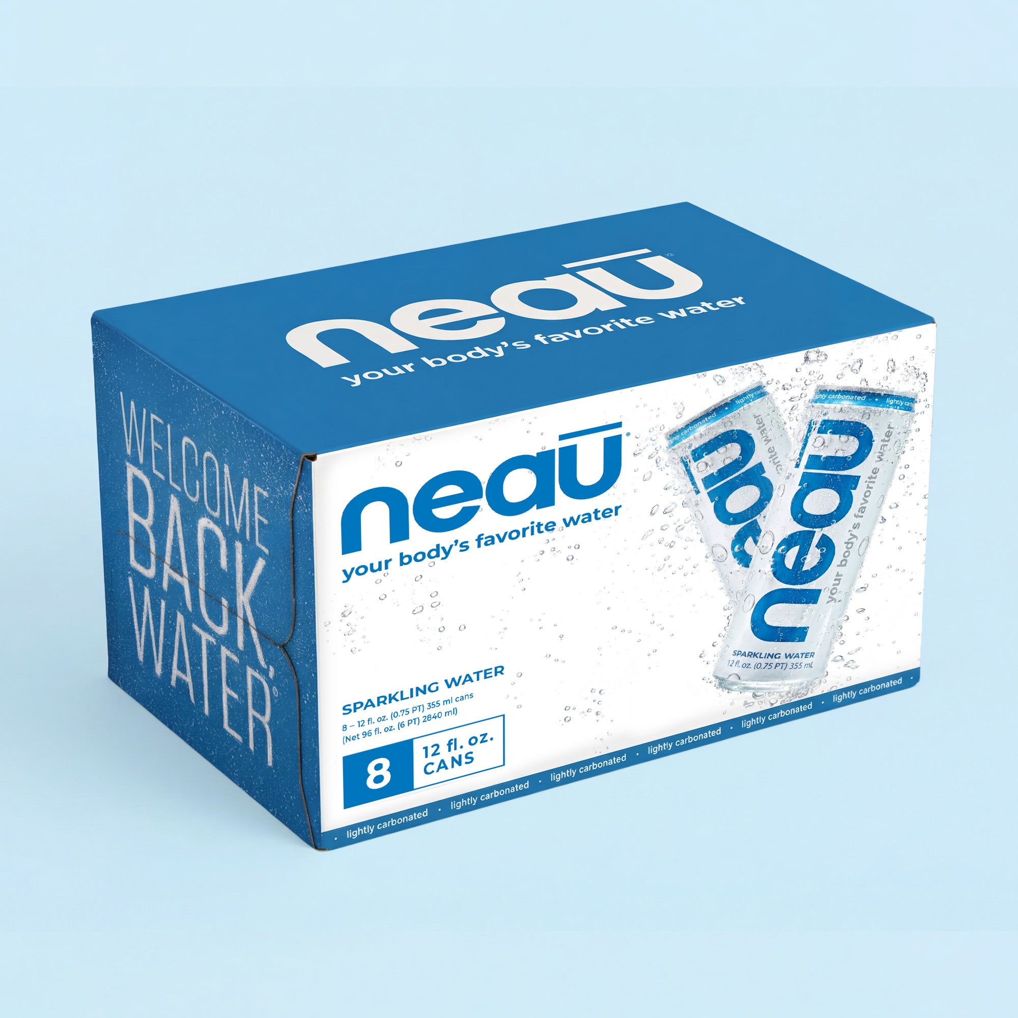 neaū Sparkling Water – 12 oz Aluminum Cans (24 Pack)