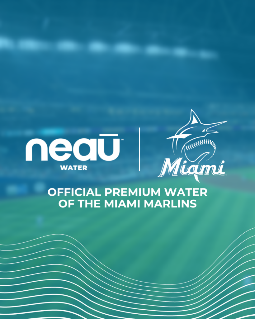 miami marlins partnership with neaū water